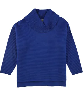 Style & Co. Womens Hi-Lo Ribbed Pullover Sweater