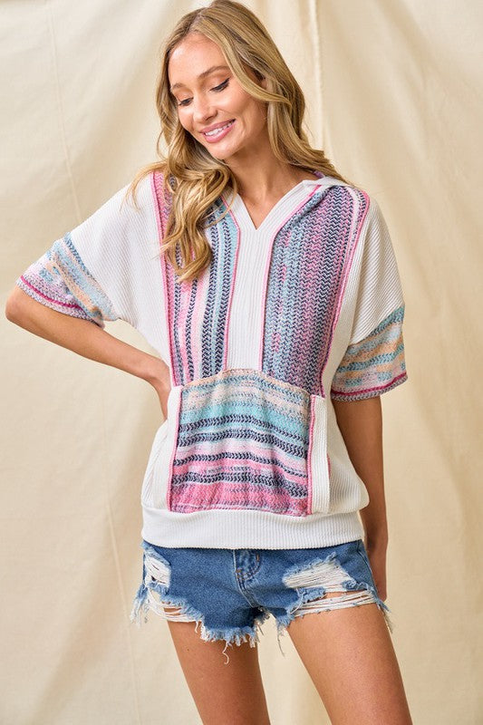 Summer Fun Rib Top