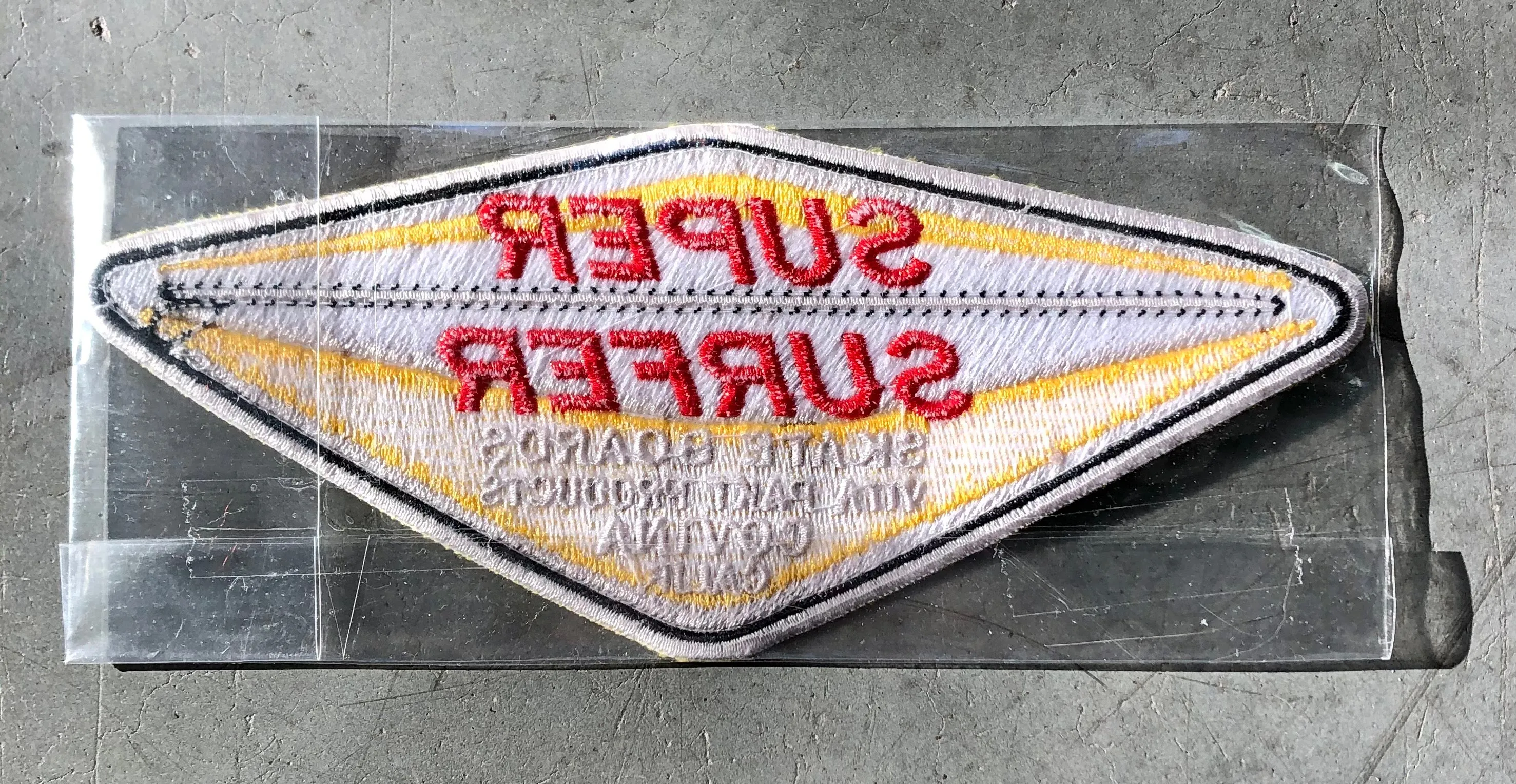 Super Surfer Skate Boards Jacket Patch