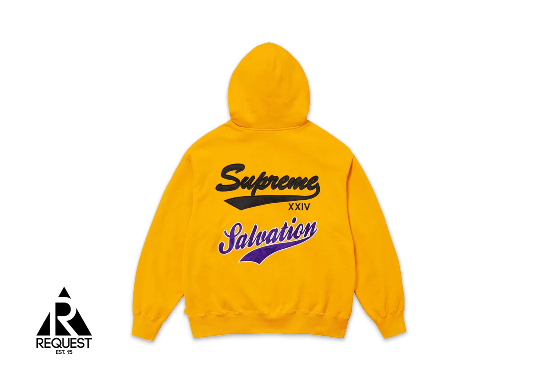 Supreme Salvation Zip Up Hooded Sweatshirt “Gold”