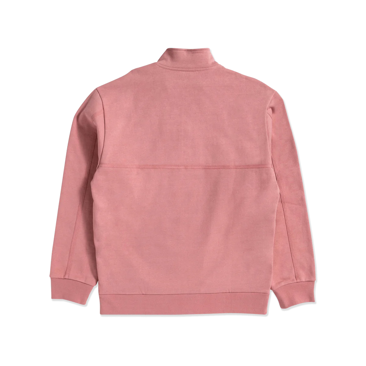 SWEAT HUF SPLIT 1-4 ZIP MOCK DUSTY ROSE