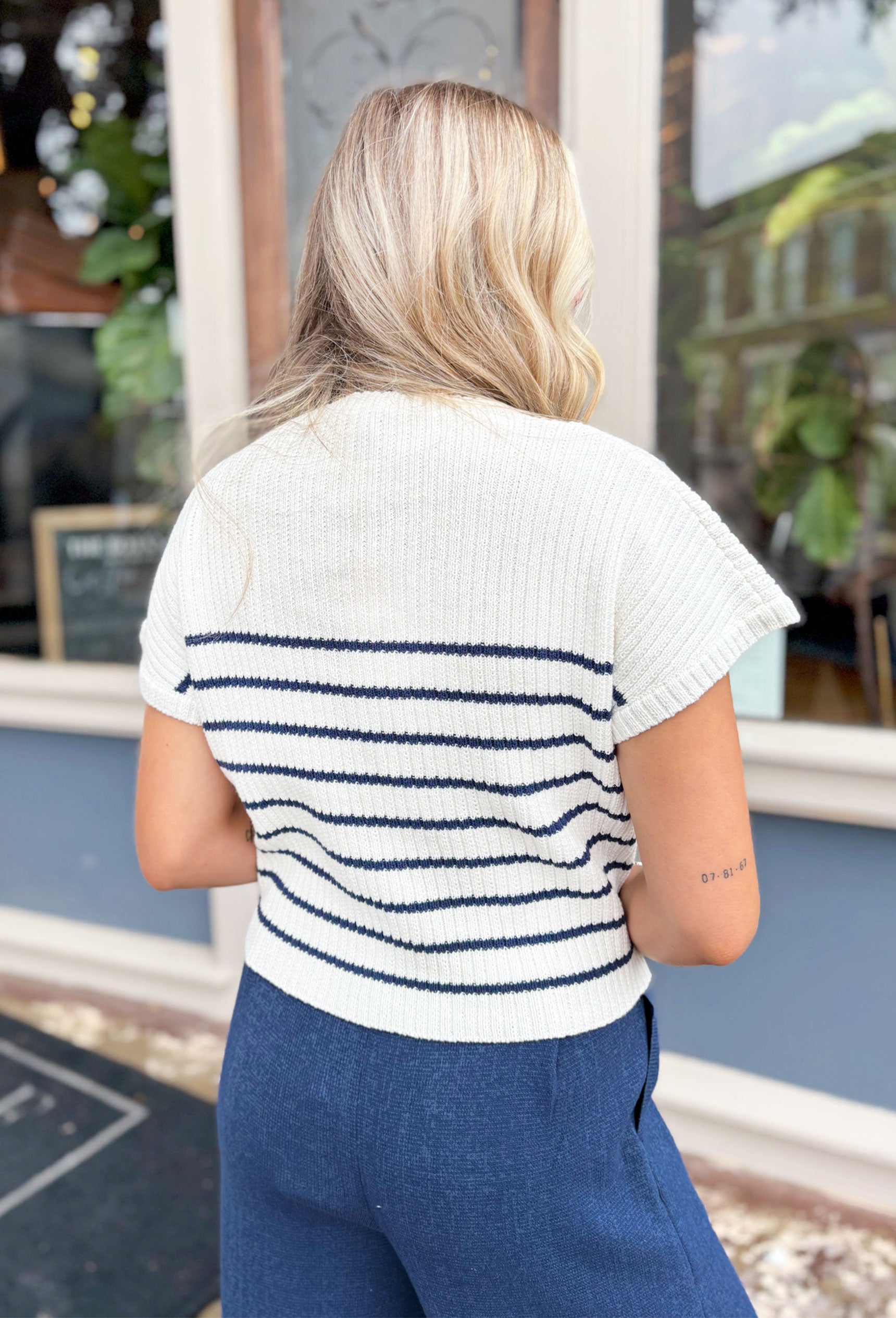 Take The Hint Sweater In Navy