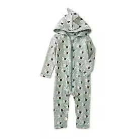 Tea Collection Dino Spikes Baby Hooded Romper