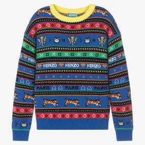 Teen Boys Multicolour Knit Sweater