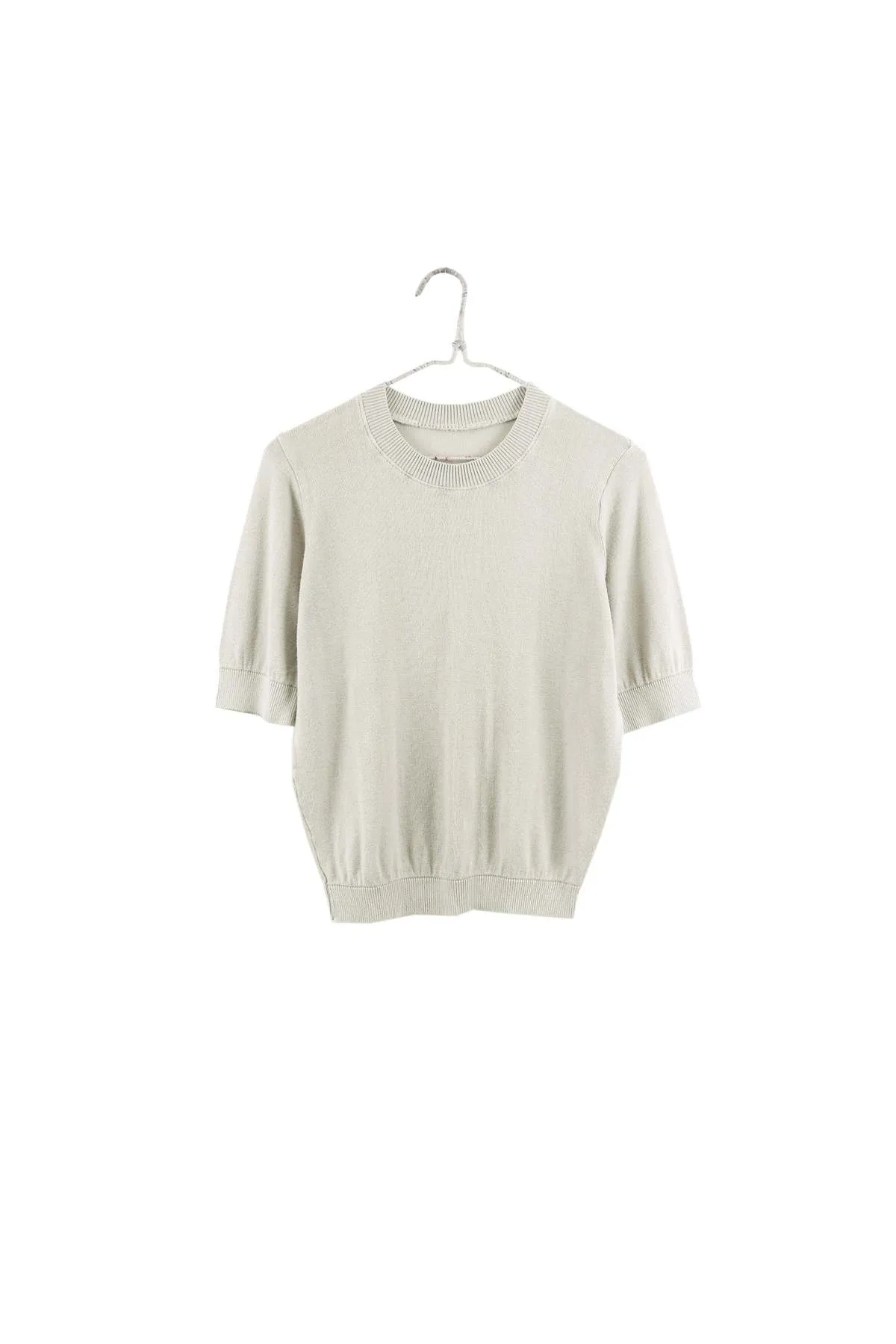 Tencel Short Sleeve Sweater