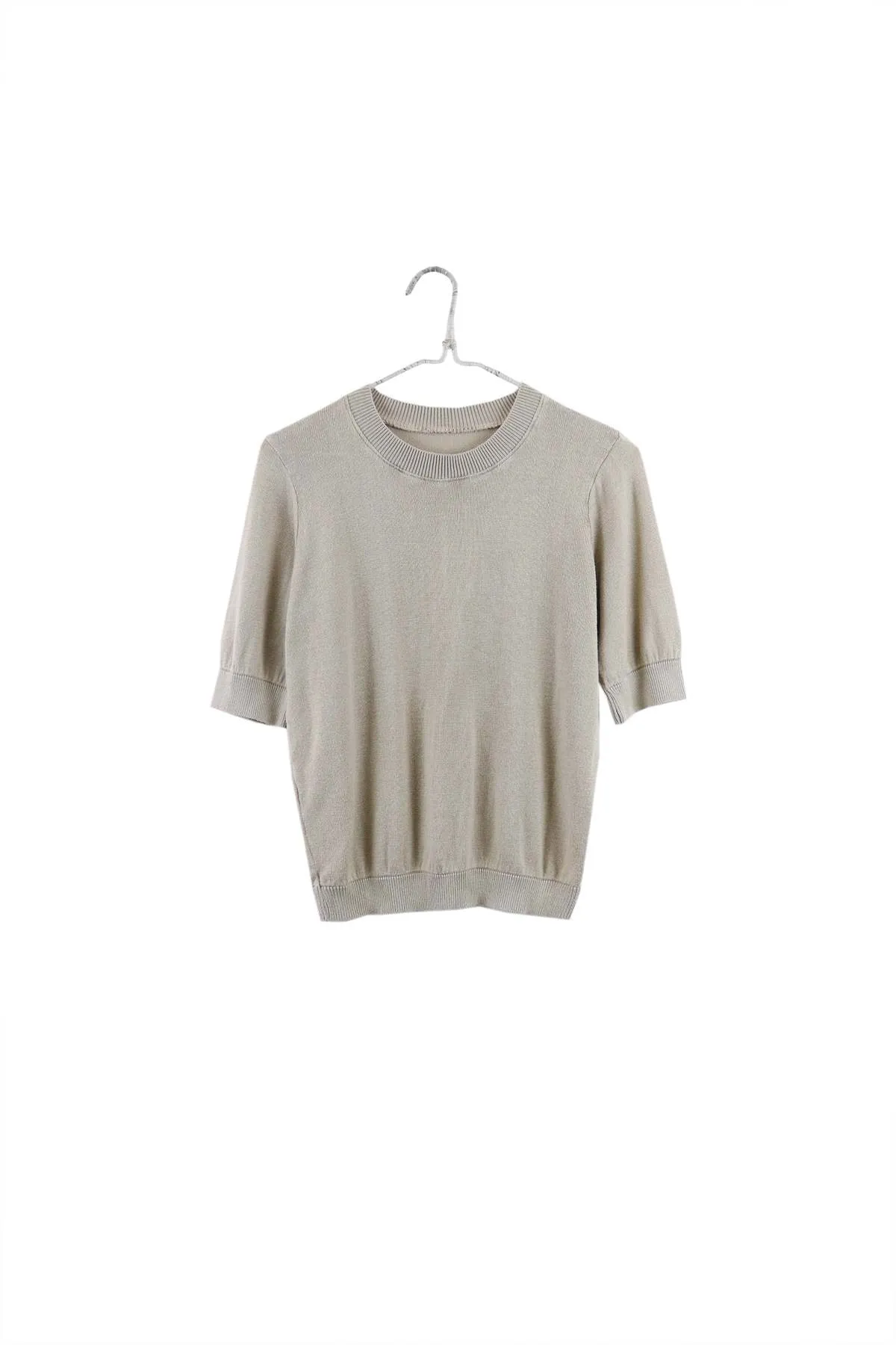 Tencel Short Sleeve Sweater