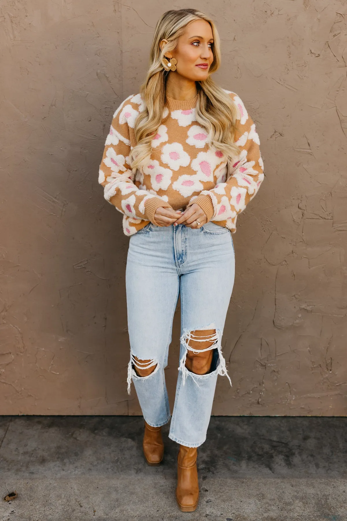 The Leroy Floral Sweater