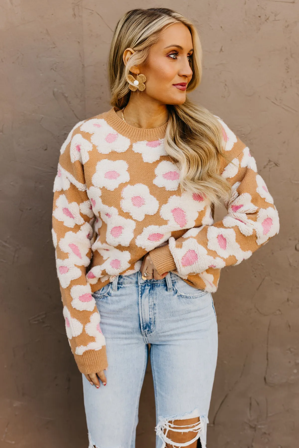 The Leroy Floral Sweater