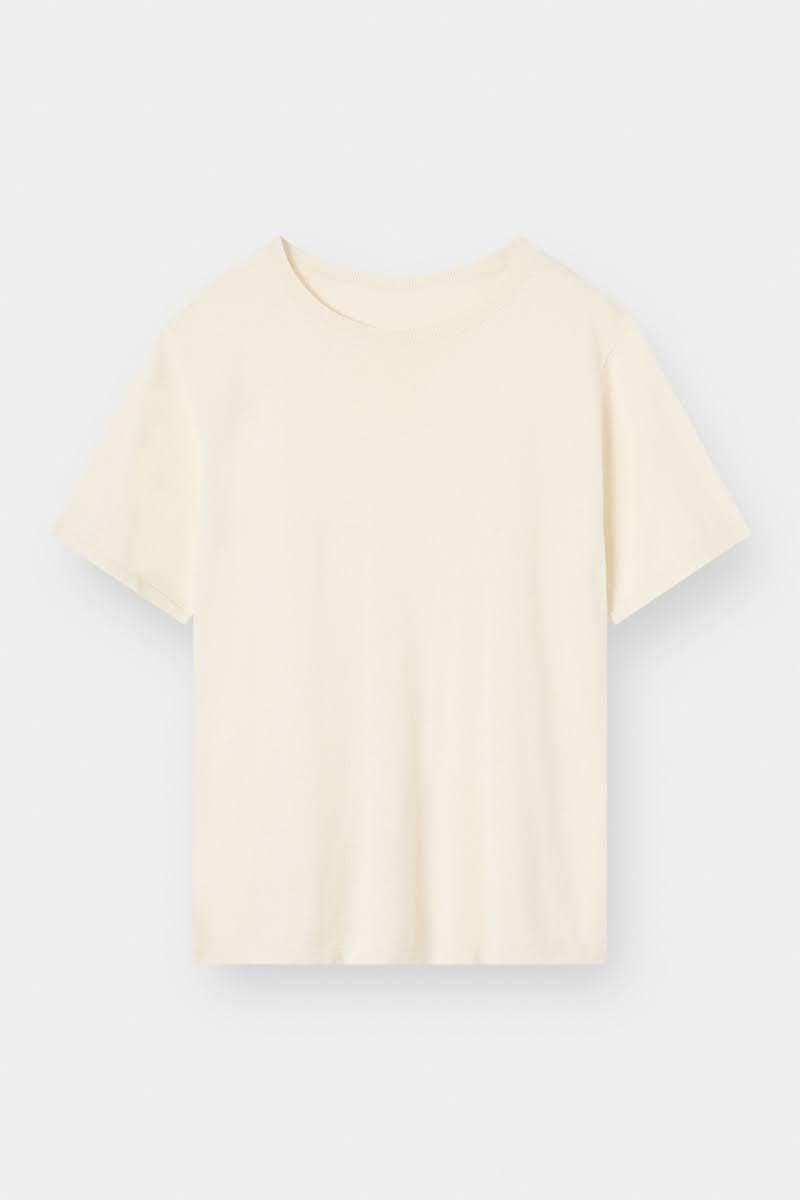 THE SILK TEE - WHITE