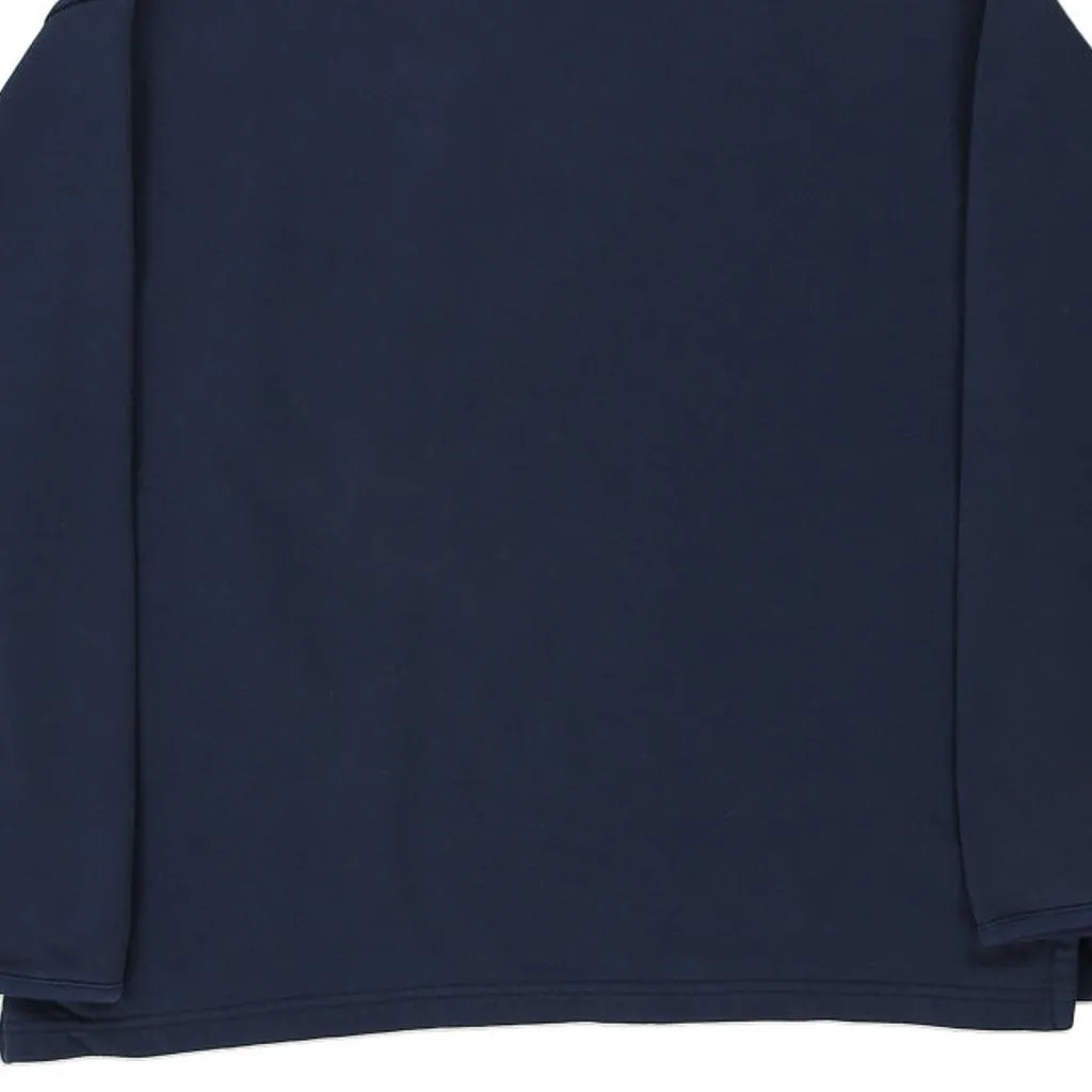 Tommy Jeans Spellout Sweatshirt - Large Navy Cotton Blend