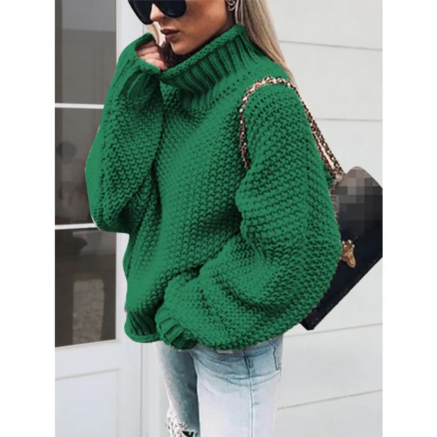 Turtleneck Long Sleeve Sweater