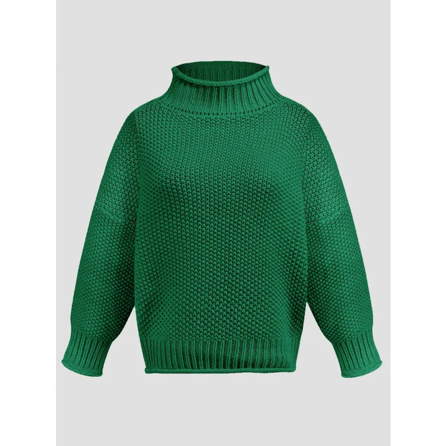 Turtleneck Long Sleeve Sweater