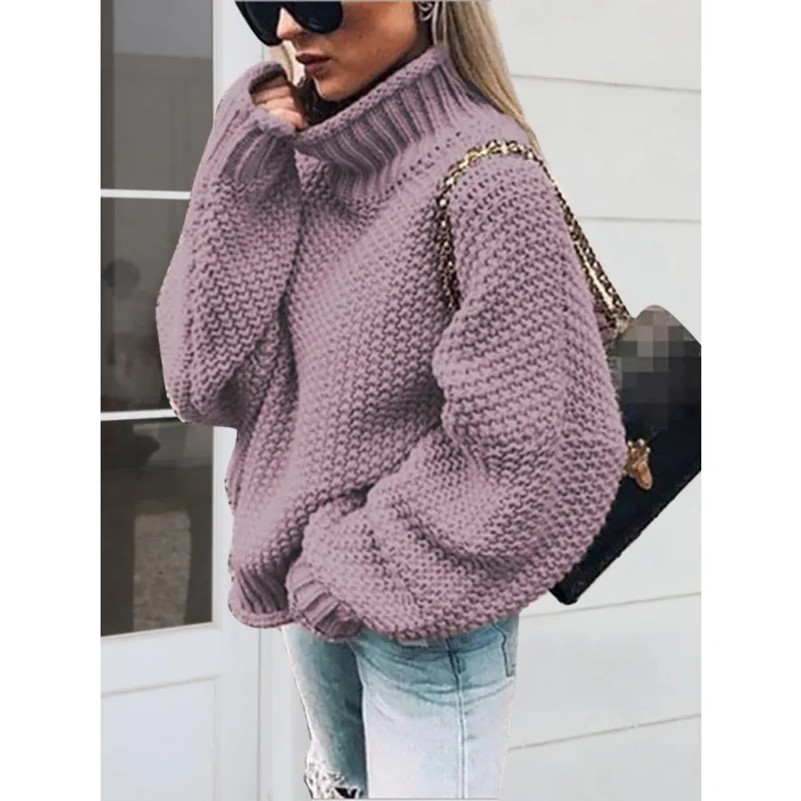 Turtleneck Long Sleeve Sweater