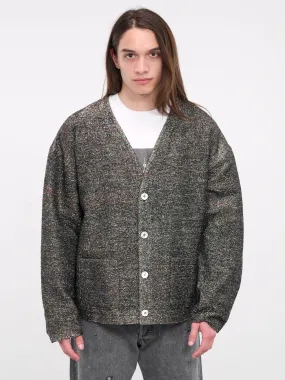 Tweed Knit Cardigan (SH-SV-NYS-1007-BLACK)