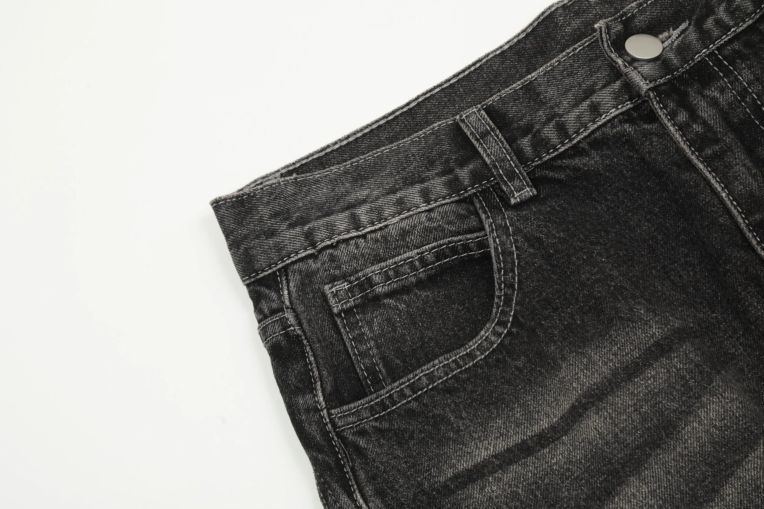 Urban Fade | Distressed Wide-Leg Jeans