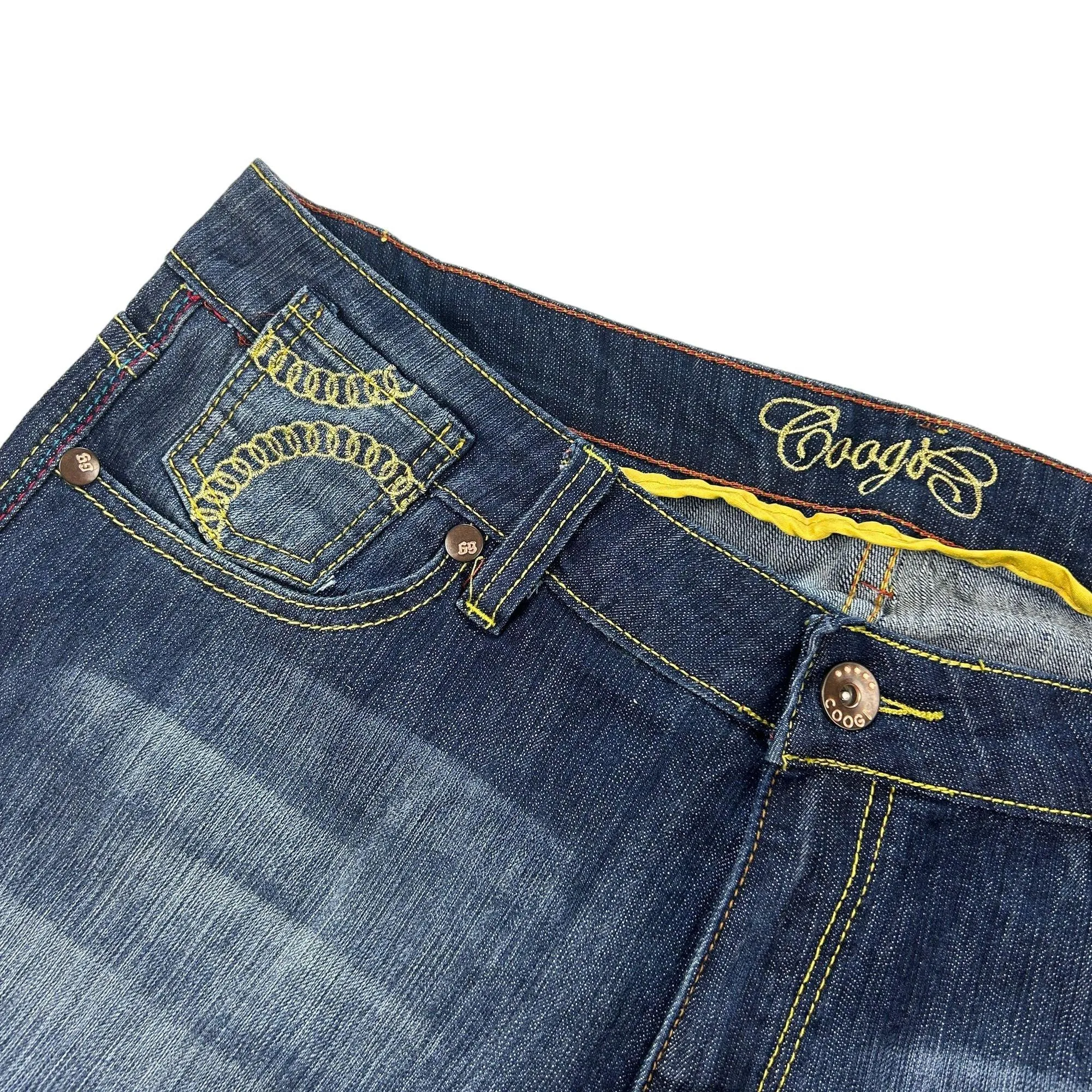 Vintage Coogi Embroidered Denim Jeans Size W37