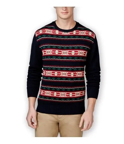 Weatherproof Mens Vintage Fair Isle Shawl Sweater