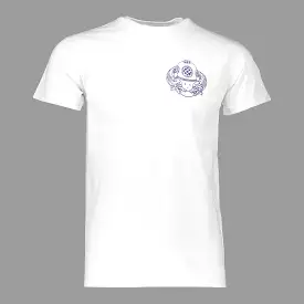 WHITE N.S.C LOGO TEE