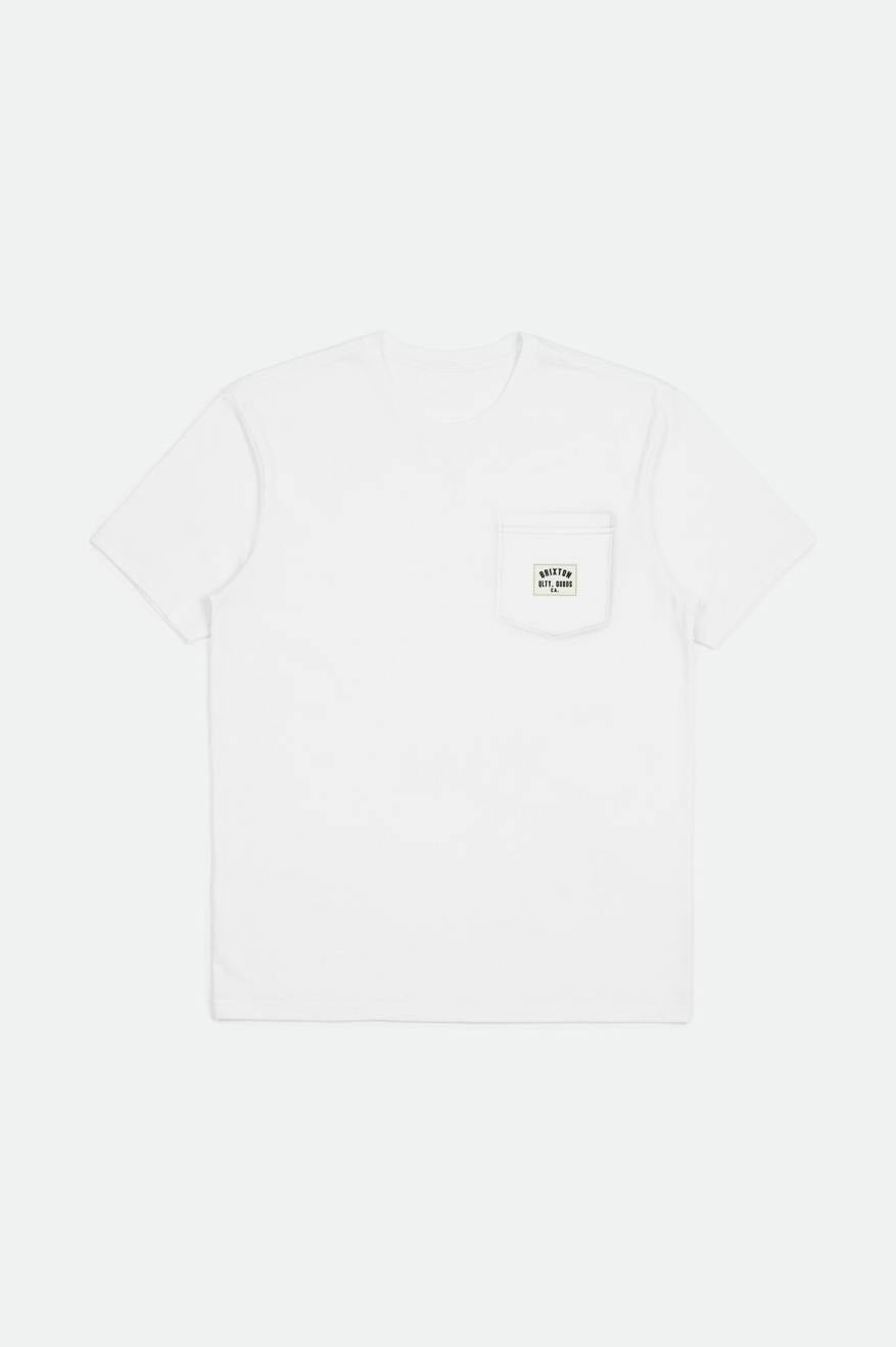 Woodburn S/S Tailored Pocket Tee - White