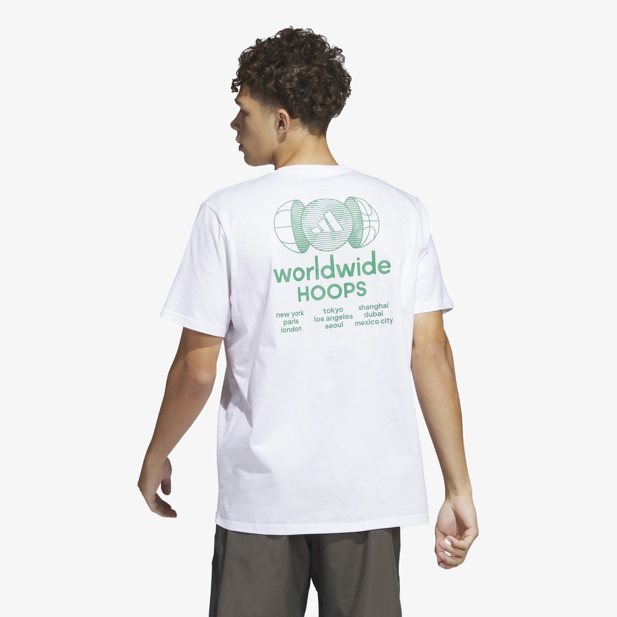 WORLDWIDE HOOPS CITY BASKETBALL GRAPHIC TEE 'WHITE'