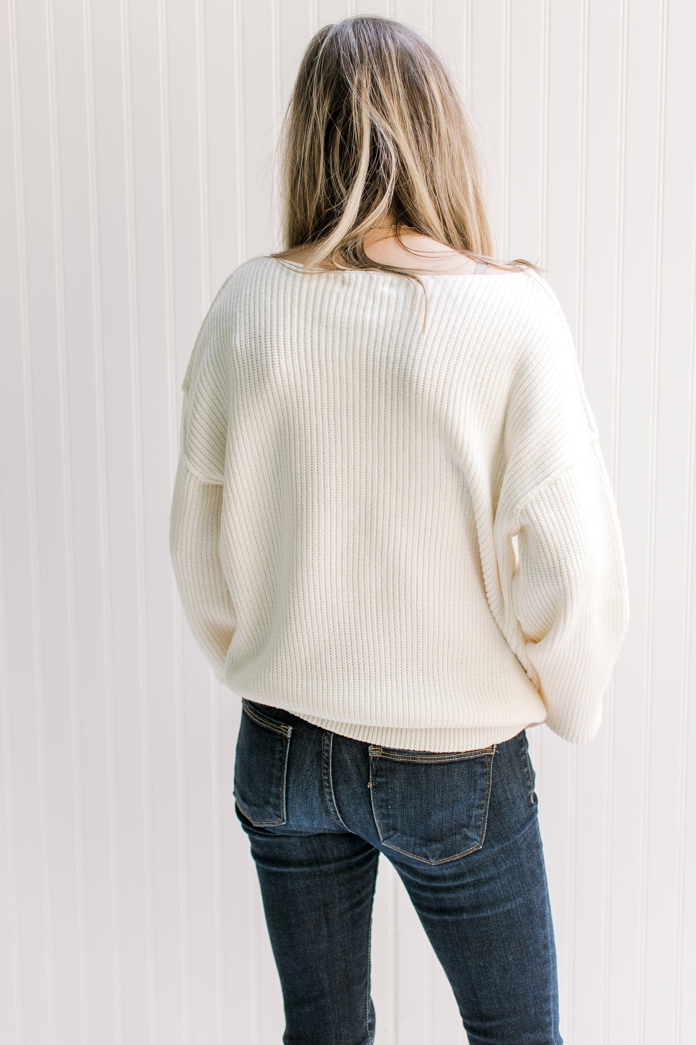 X Aria Ivory Sweater