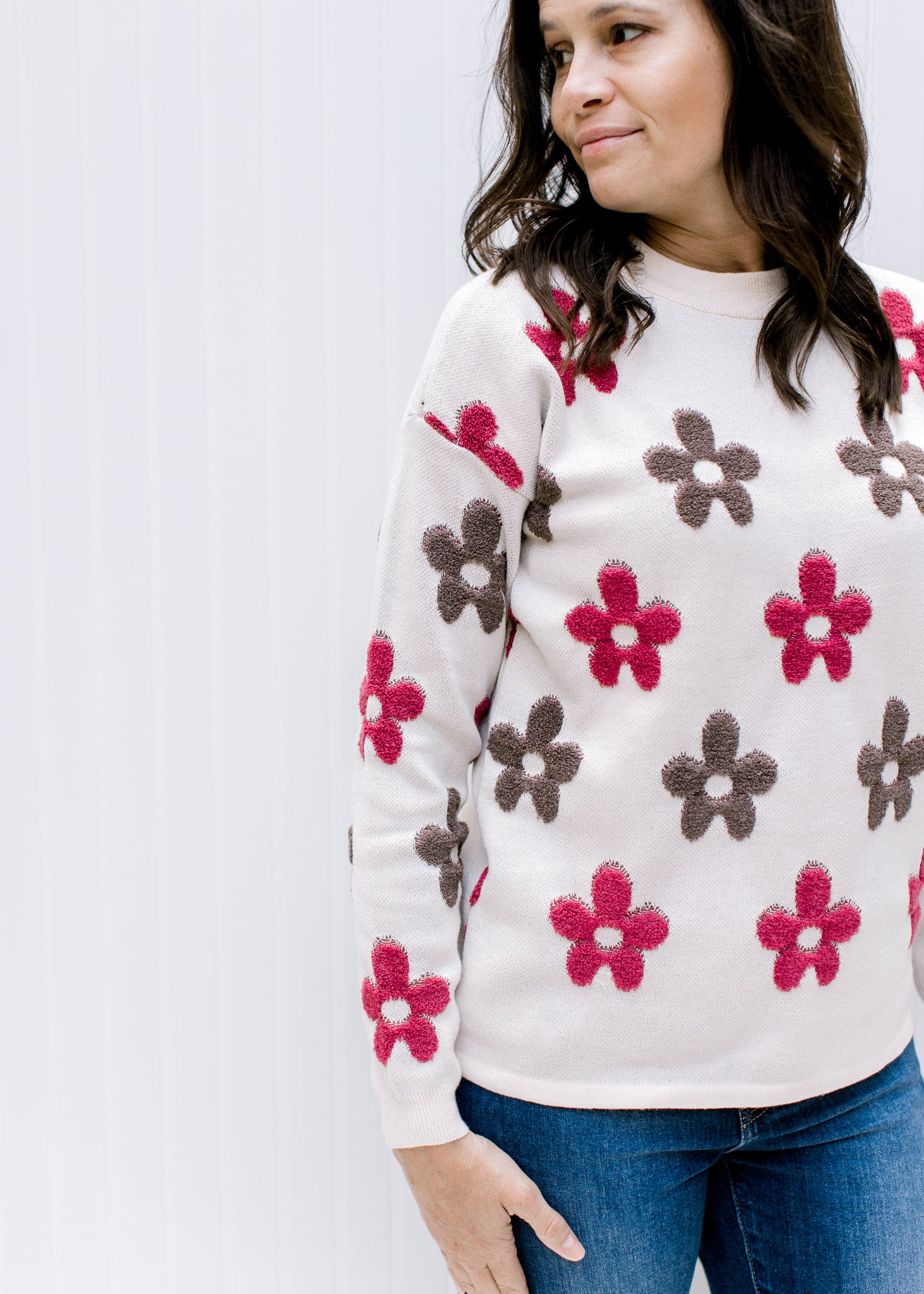 X Flowers in Winter Sweater