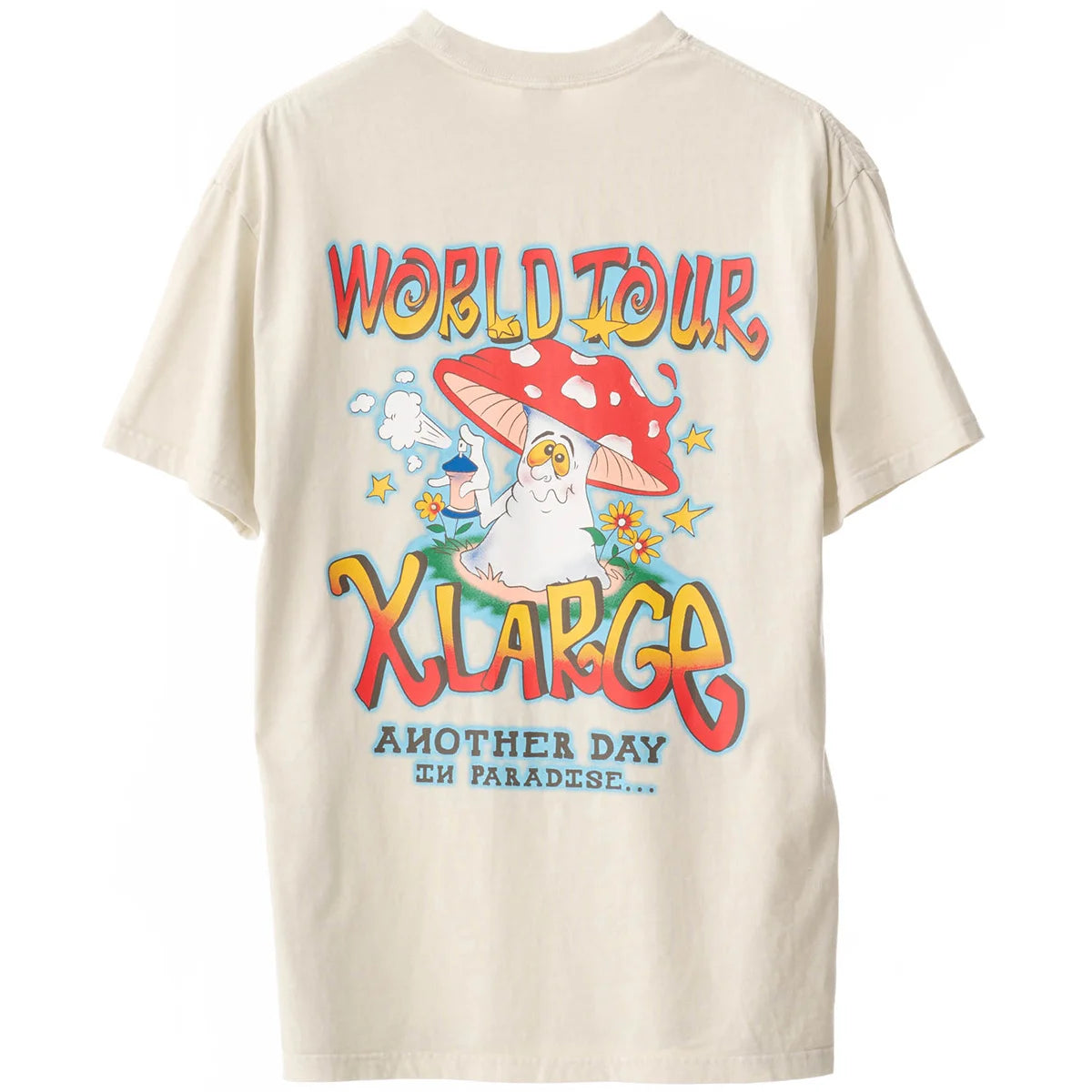 XLarge World Tour Tee Pigment Thrift White