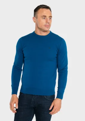 XV Kings by Tommy Bowe Batrivier Crew Neck Sweater, Petrol Blue