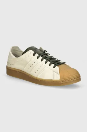 Y-3 leather sneakers Superstar beige color JH8921