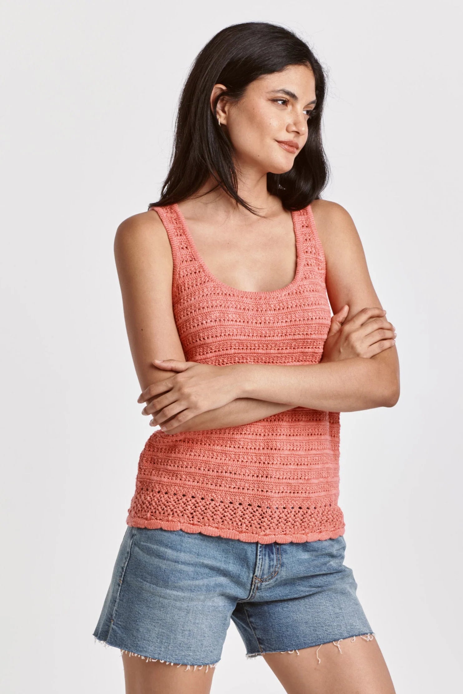 Yalinda Scoop Neck Tank